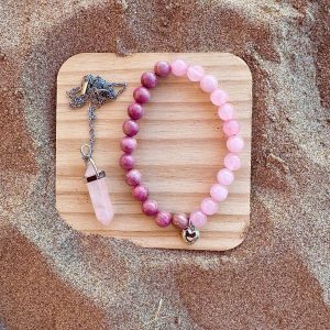 Conjunto Cuarzo Rosa