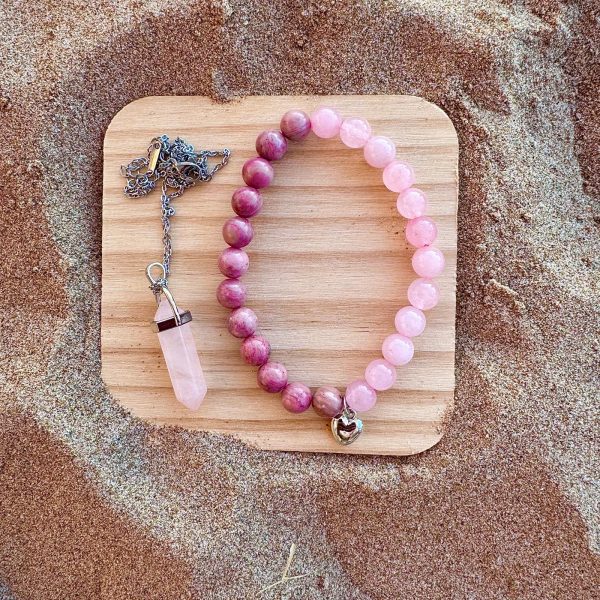 Conjunto Cuarzo Rosa