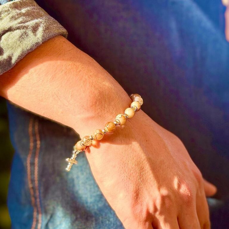pulsera-cristal-murano-beige