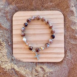 pulsera-cristal-murano-marron