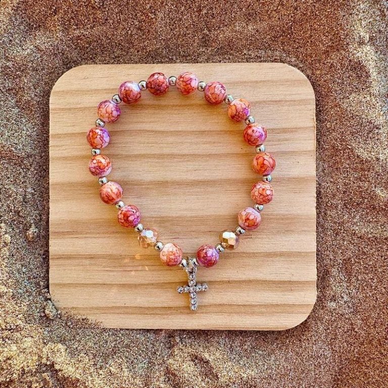 pulsera-cristal-murano-rosa