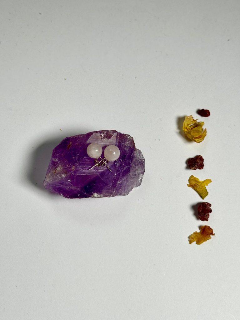 pendientes-plata-cuarzo-rosa