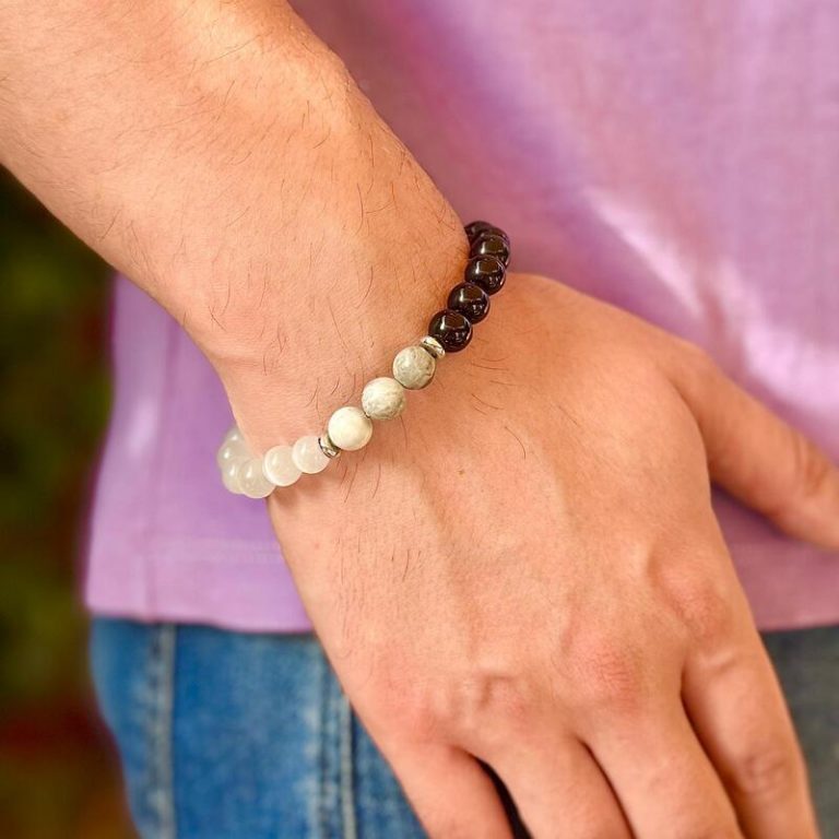pulsera-turmalina-negra-labradorita-selenita